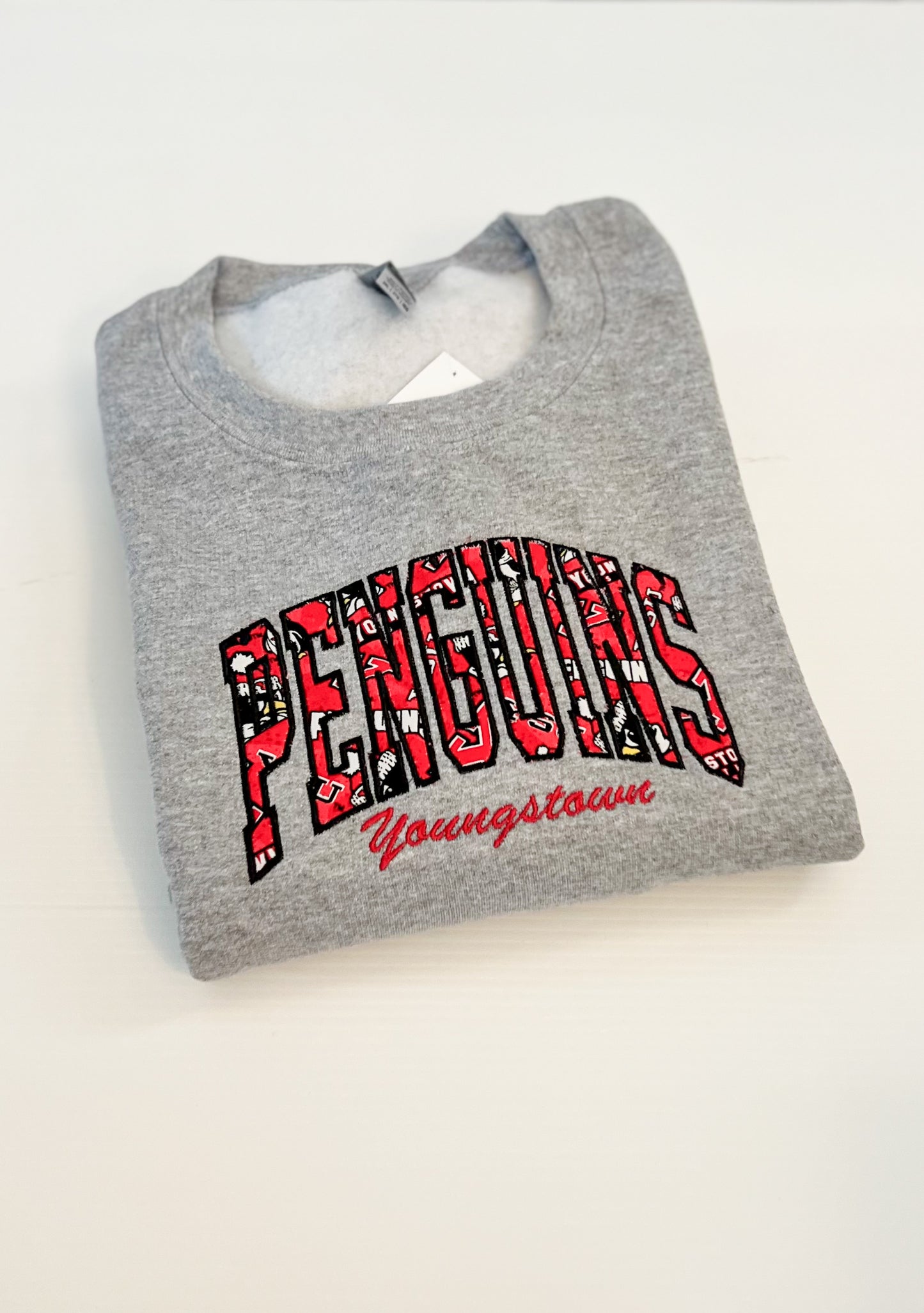 Penguin appliqué Crewneck