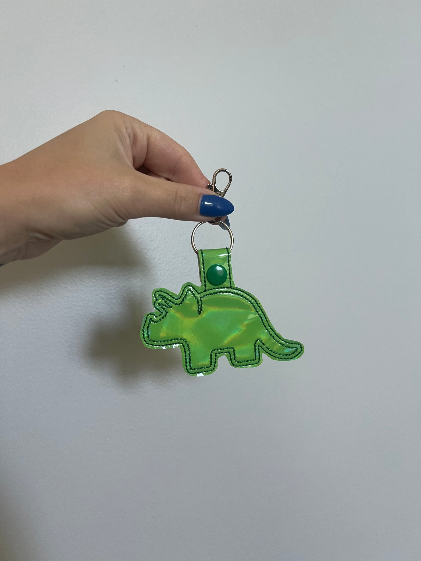 Green Dino Keychain