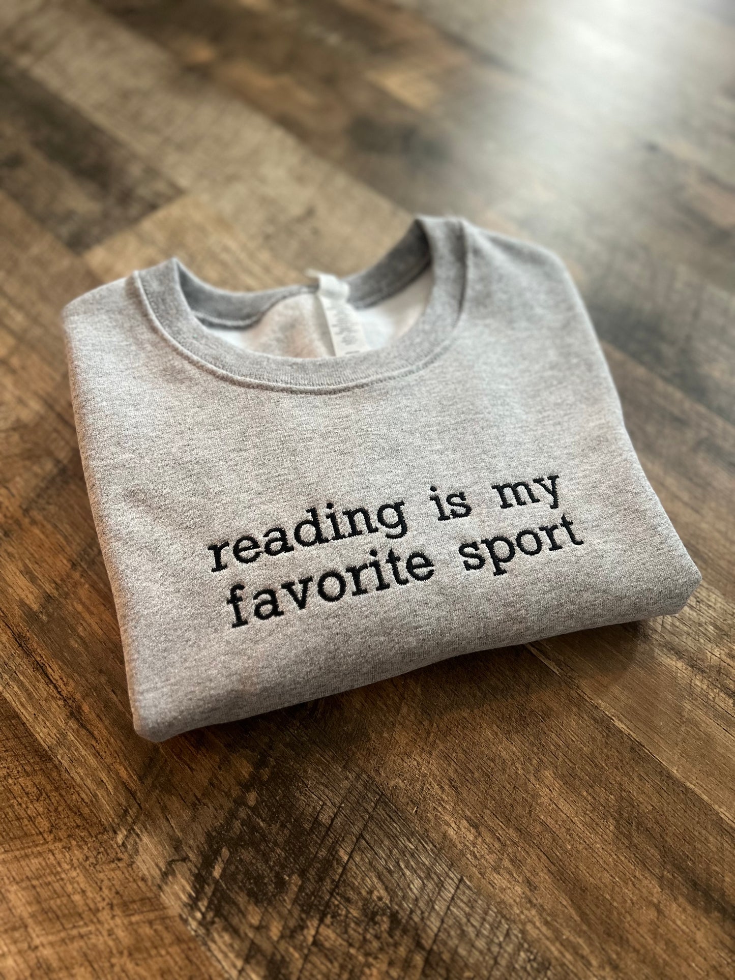 reading is my favorite sport