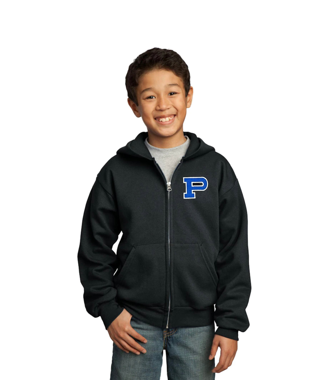 Youth P zip up jacket