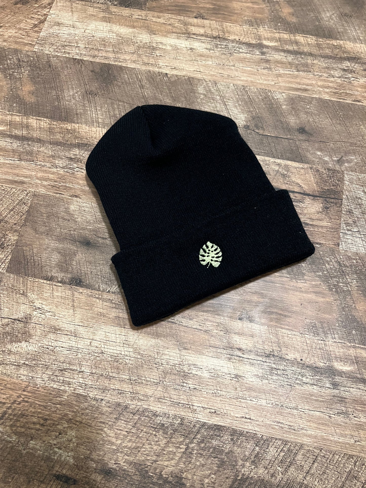 Monstera Leaf Beanie