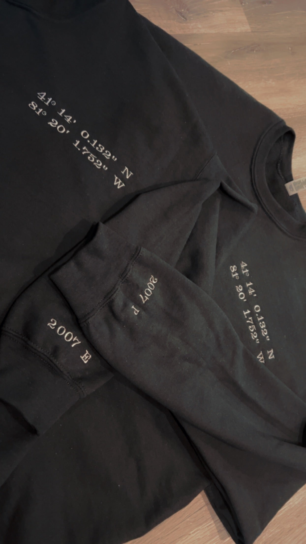 Custom Coordinates Hoodie