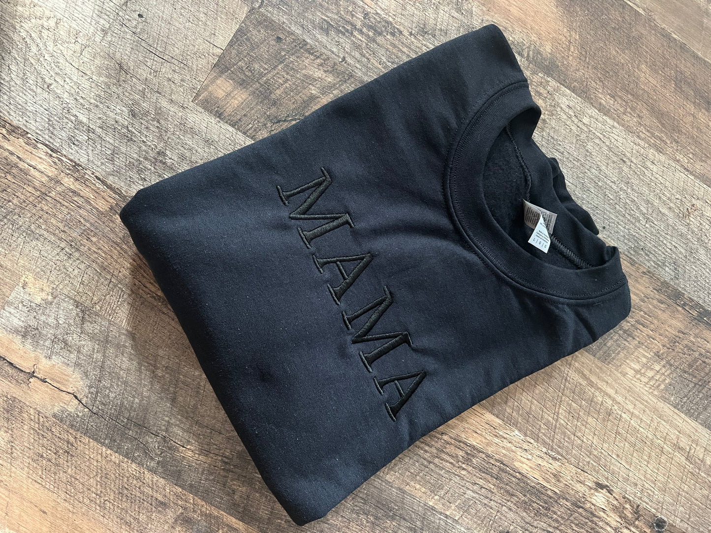 Black on Black MAMA Crewneck Sweatshirt