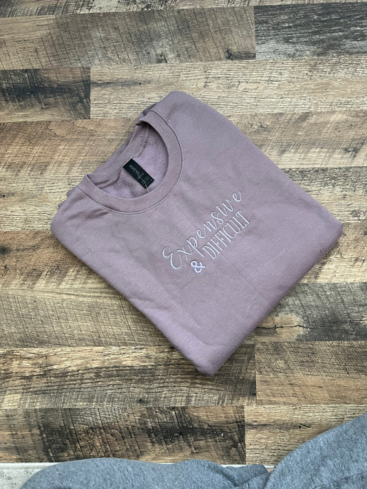 Expensive and difficult Crewneck