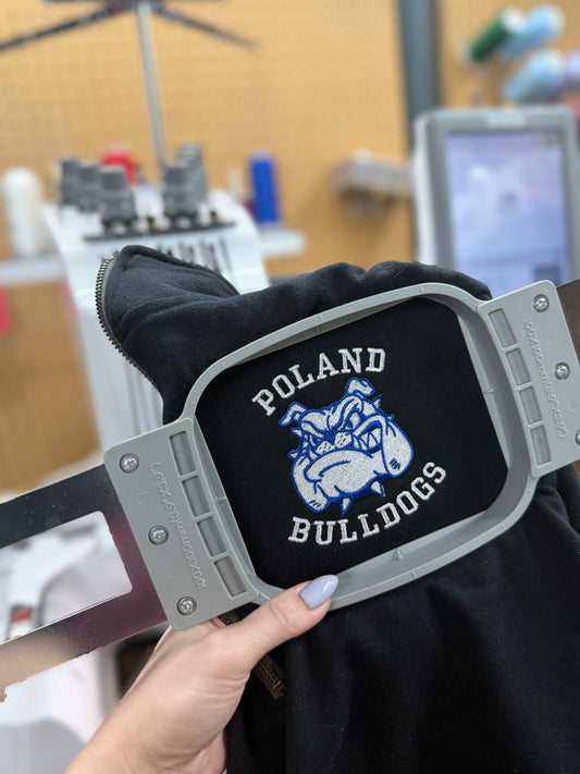 Adult Bulldog Quarter Zip