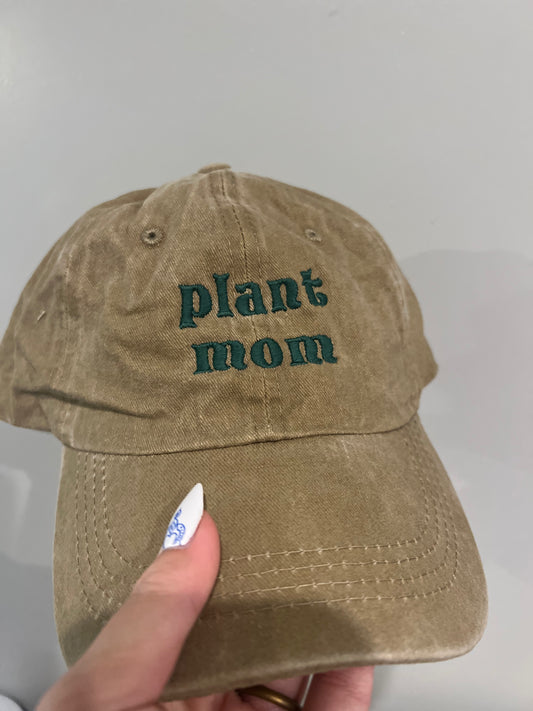 Plant Mom Dad Cap